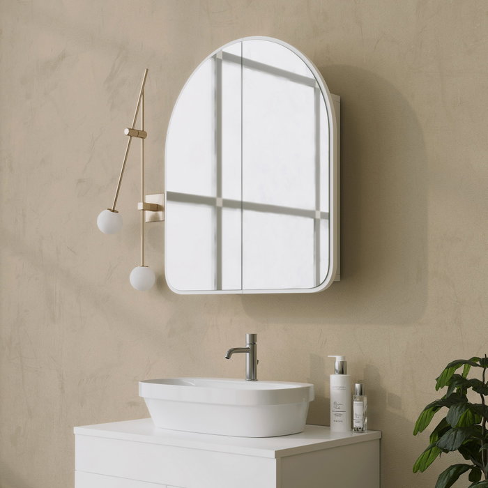 Hanah Home Mueble de Baño Hope - Blanco, 12x45x50 cm